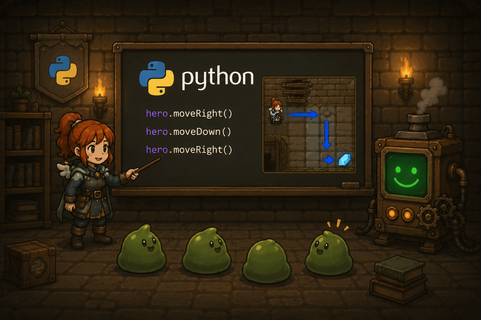 CodeCombat Python语言特点 - codecombat.cn