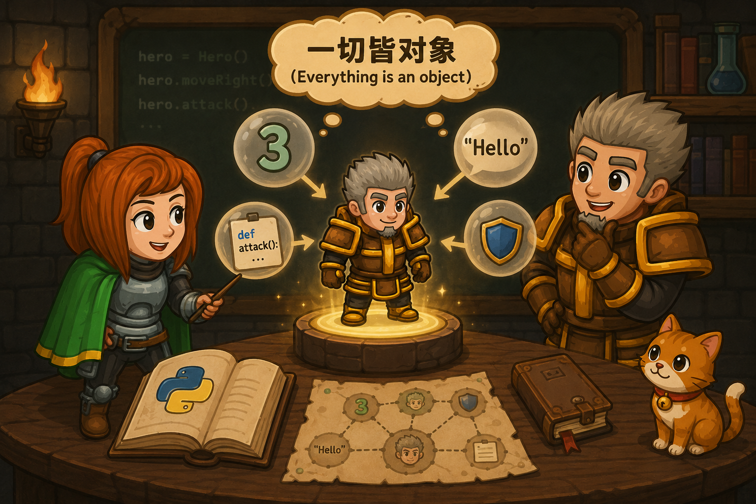 CodeCombat Python中一切皆对象 - codecombat.cn