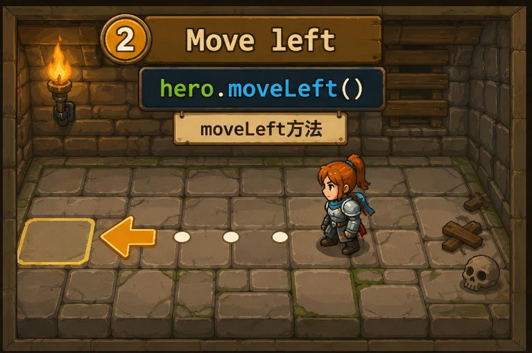 CodeCombat moveLeft方法 - codecombat.cn
