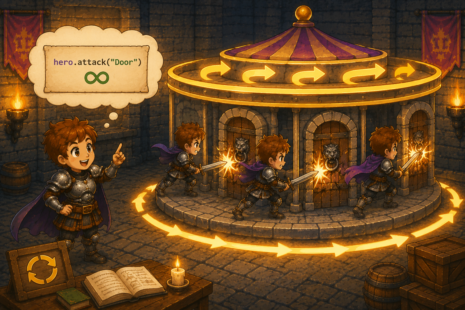 CodeCombat 循环的定义 - codecombat.cn