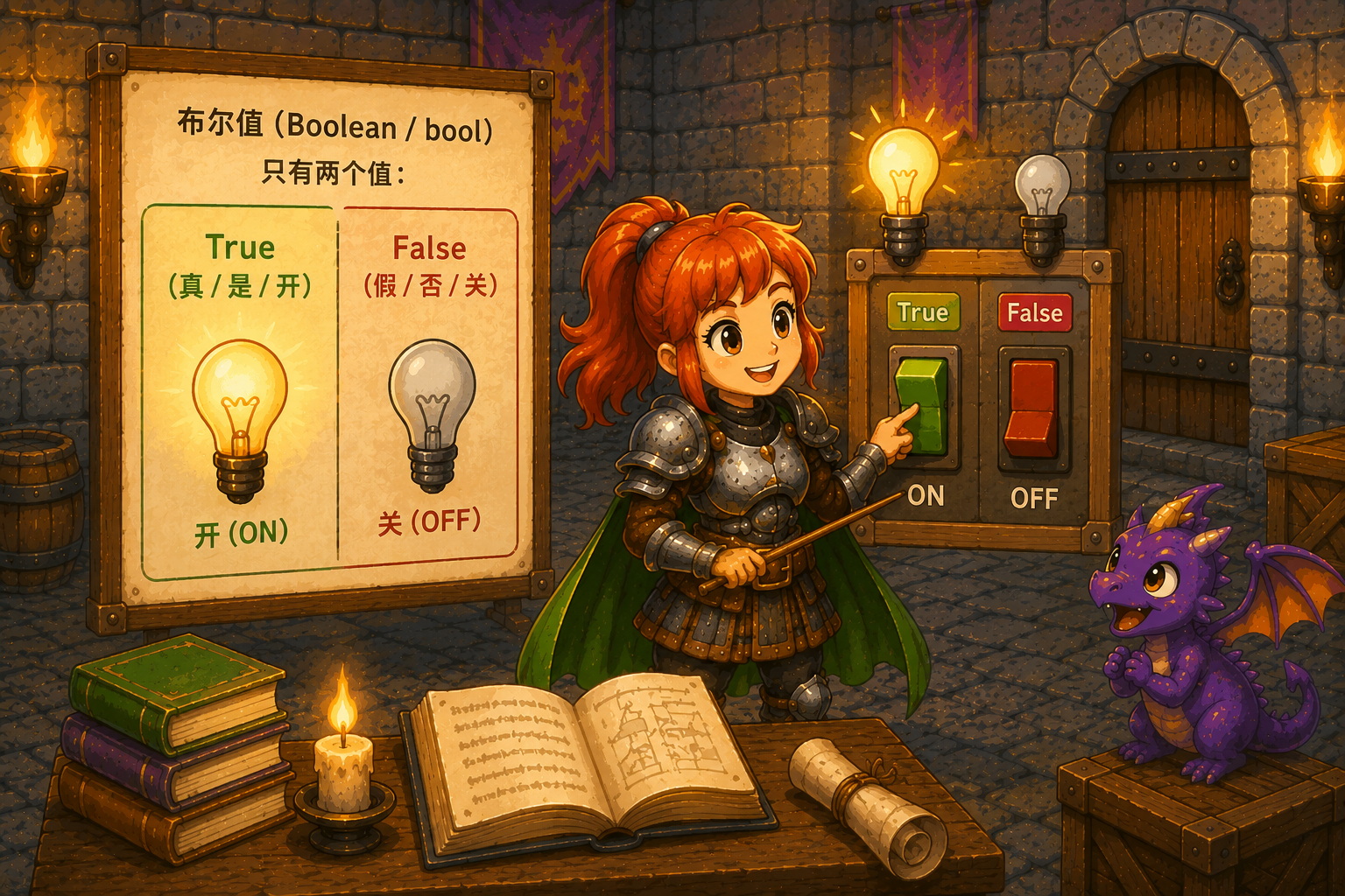 CodeCombat 布尔值True和False - codecombat.cn