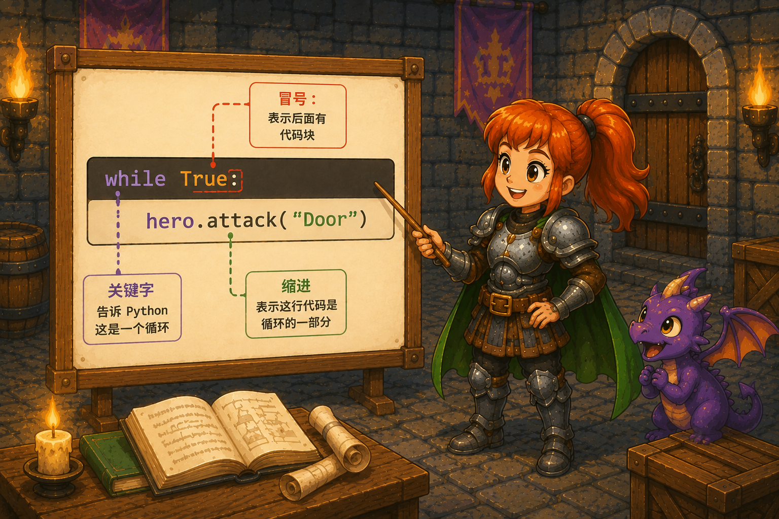 CodeCombat while True完整写法 - codecombat.cn