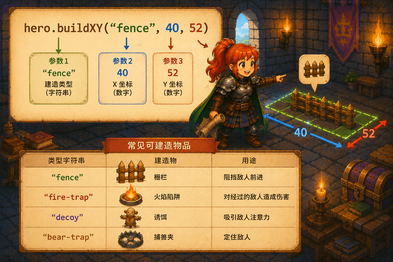 CodeCombat 变量与循环配合 - codecombat.cn